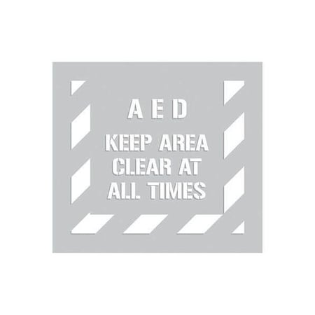 Accuform Floor Marking Stencil PMS332